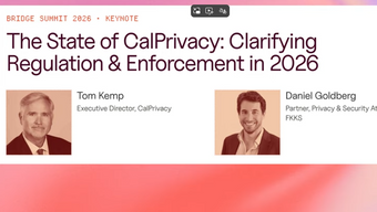 Fireside chat with CalPrivacy Executive Director Tom Kemp on California privacy