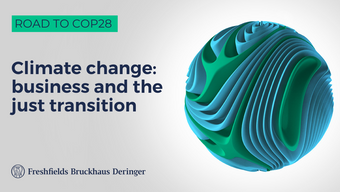 Road to COP28: Climate change - business and the just transition