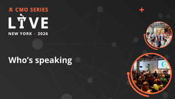 Who's speaking at CMO Series Live 2026