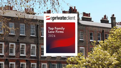 Hunters recognised as one of the 2026 eprivateclient Top Family Law Firms