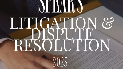 David Draisey named in Spear’s 500 Legal Index for dispute resolution and litigation