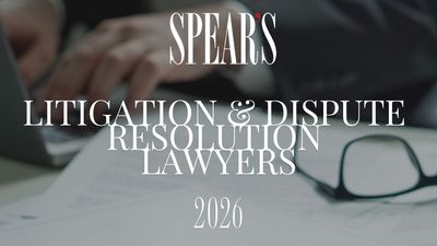 David Draisey recognised in the Spear’s Index of Litigation and Dispute Resolution Lawyers 2026
