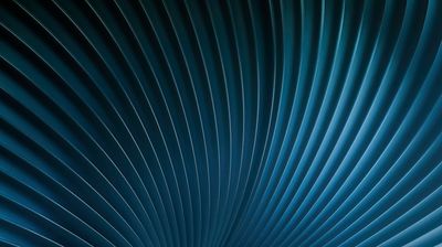 Radial Pattern of Navy Blue Metallic Lines with Subtle Light Reflection