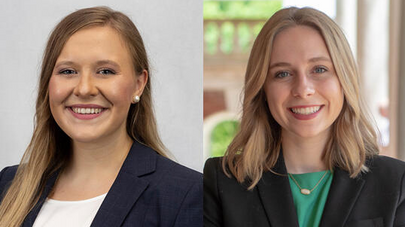 Haley Hurst, Gracie Kreth Named 2023 Womble Scholars