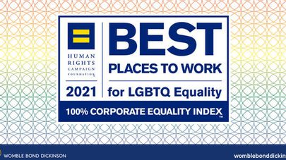 Seven Years in a Row: Womble Bond Dickinson (US) Named A Best Place to Work for LGBTQ Equality