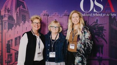 Lisa Moyles, Carrie Richey Attend Oakland School for the Arts Student Showcase