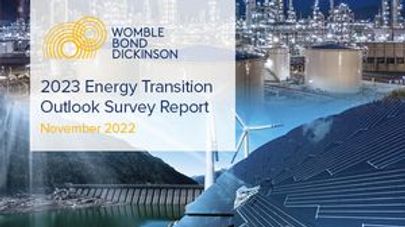 Executives and Investors Adjust Energy Transition Strategies Over a Turbulent Year, According to Womble Bond Dickinson Survey Report