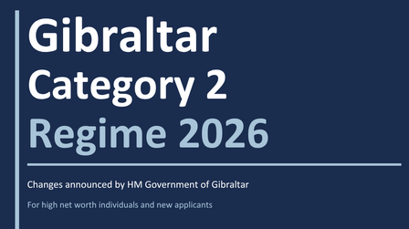 Gibraltar Cat 2 Regime 2026
