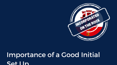 Importance of a Good Initial Set Up.