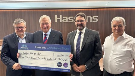 Hassans Charitable Trust donates £5,000 to Calpe House.