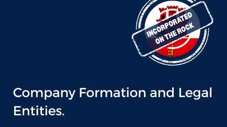 Company Formation and Legal Entities