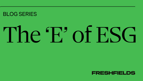 The ‘E’ of ESG: Sustainable products - new EU Ecodesign rules for unsold consumer products