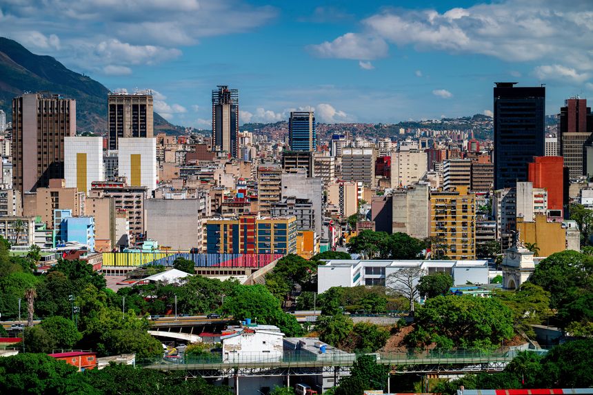 Caracas city, Venezuela, Cityscape. South America.