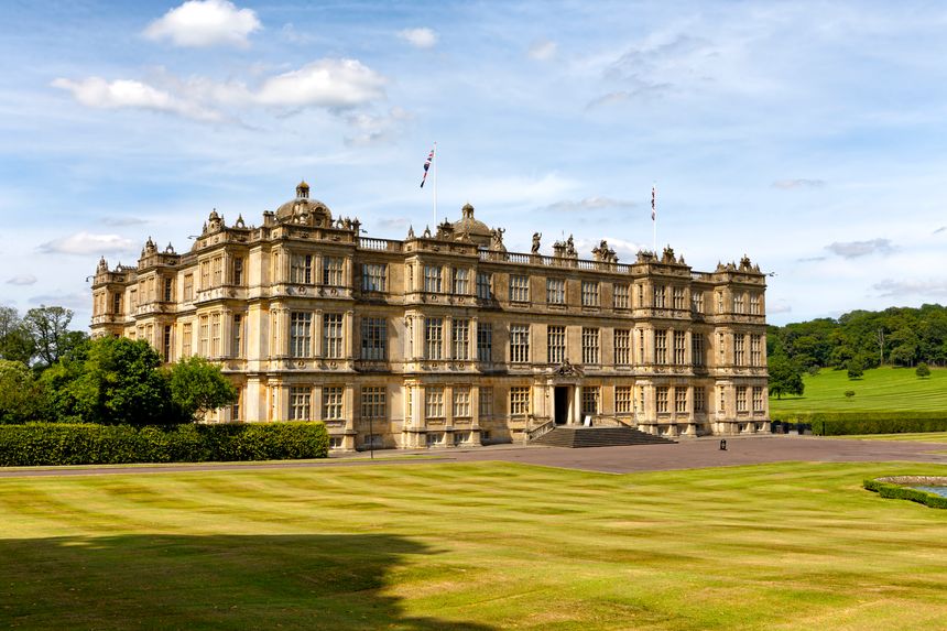 Longleat, Wiltshire, UK - July 17, 2014: Longleat House, Wiltshire, United Kingdom.