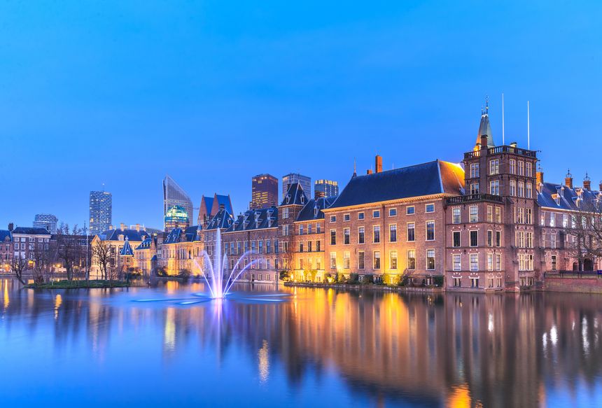 Binnenhof Palace in The Hague (Den Haag), The Netherlands