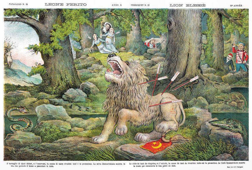 by Augusto Grossi for a weekly publishing by Il Papagallo magazine