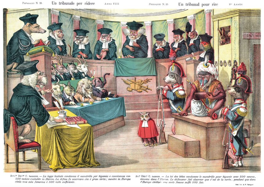 by Augusto Grossi for a weekly publishing by Il Papagallo magazine