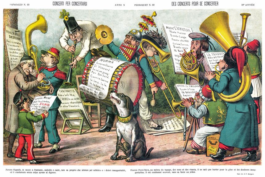 by Augusto Grossi for a weekly publishing by Il Papagallo magazine