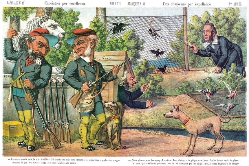 by Augusto Grossi for a weekly publishing by Il Papagallo magazine