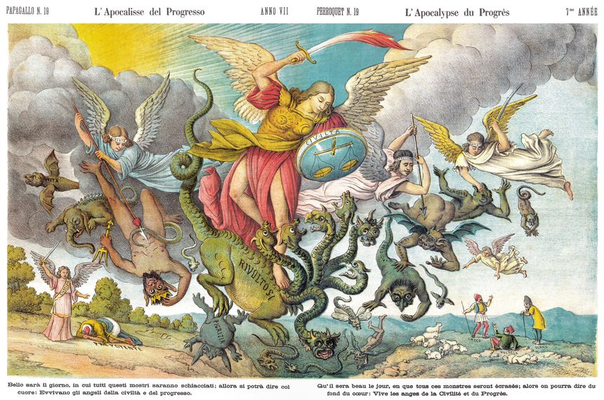 by Augusto Grossi for a weekly publishing by Il Papagallo magazine