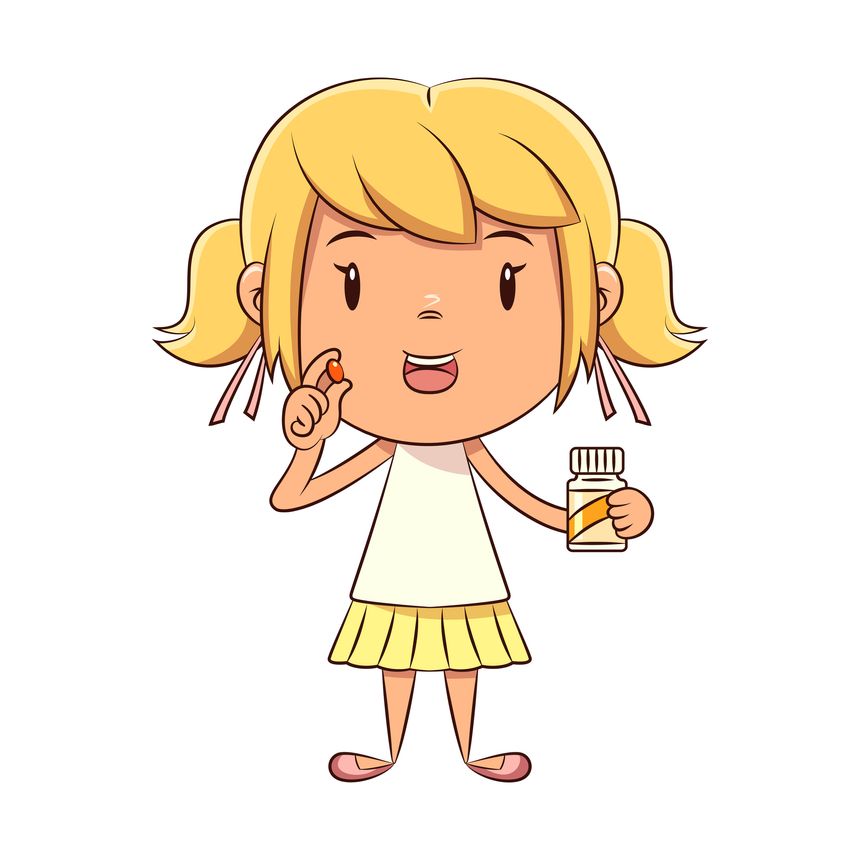 girl, child, taking, vitamins, holding, supplement, pill, bottle, medicine, happy, cute, kid, showing, medication, healthy, cartoon, character, front view,  hand, gesture, childhood, medical, treatment, lifestyle, pharmaceutical, multivitamins, medicament, clip art, hand drawn, good, care, one, young, woman, person, female, health, little, pretty, vector, illustration, isolated, white, background
