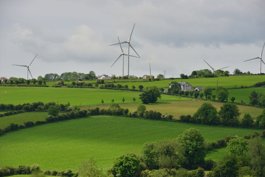 A wind farm in ireland