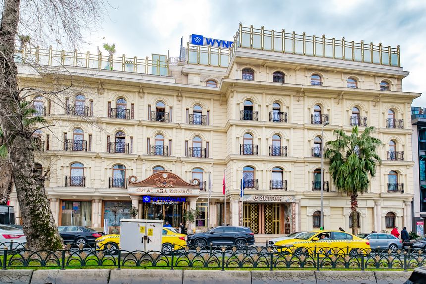 Istanbul, Turkey - february 14, 2025: Wyndham Istanbul Old City Hotel