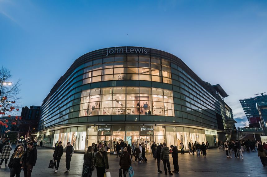 Liverpool, UK, January 25th 2025. General view of people walking around John Lewis department store.