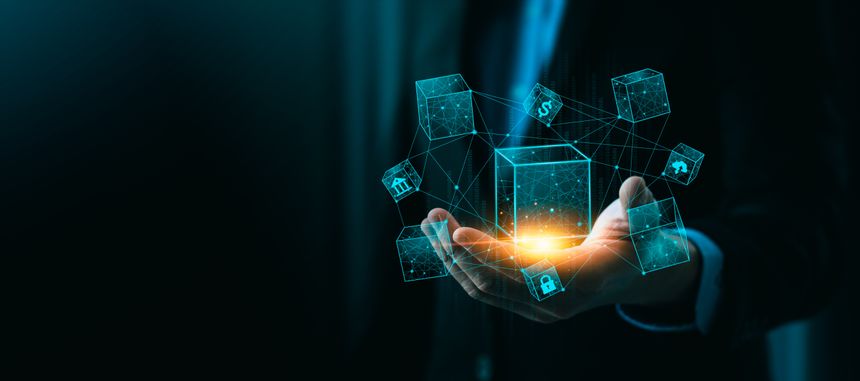 Blockchain Technology Concept, Revolutionizing Industries, Exploring the Boundless Potential of Blockchain Technology for Secure, Decentralized Transactions and Immutable Digital Data Management