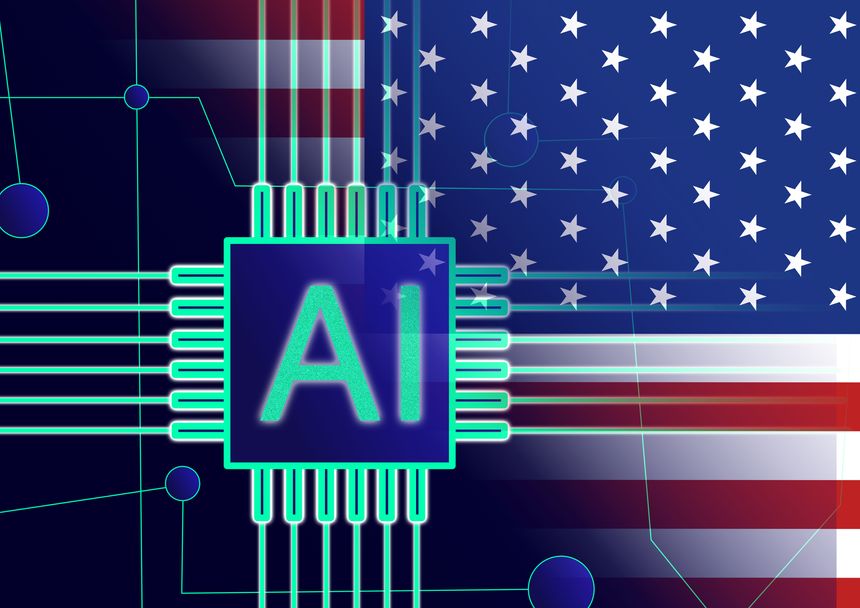 American Ai strategy concept