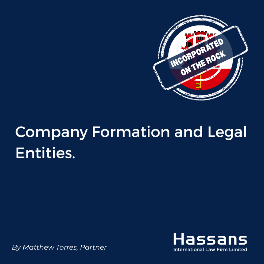 Company Formation and Legal Entities