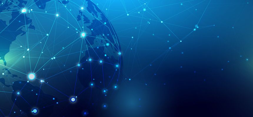 Technology, Network Background Illustration