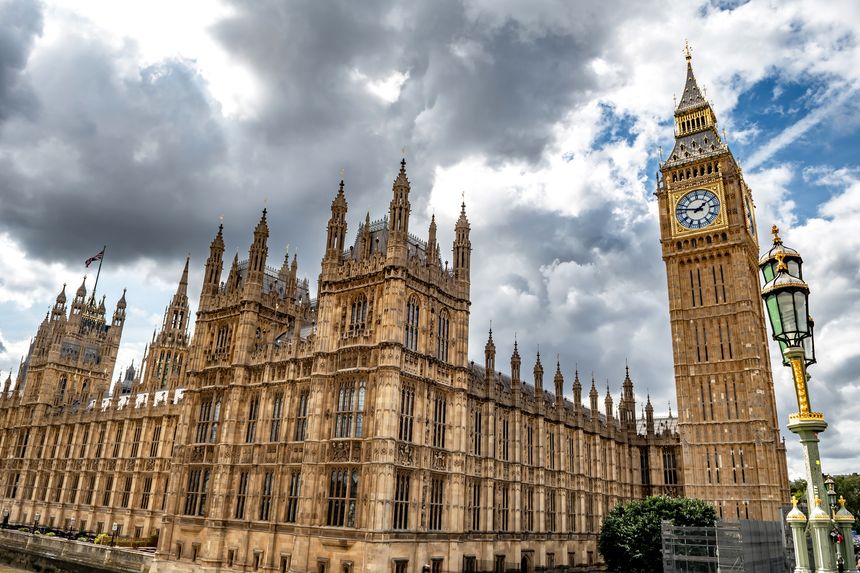 Big Ben And House Of Parliament In Westminster Palace From Westminster Bridge In London, United Kingdom