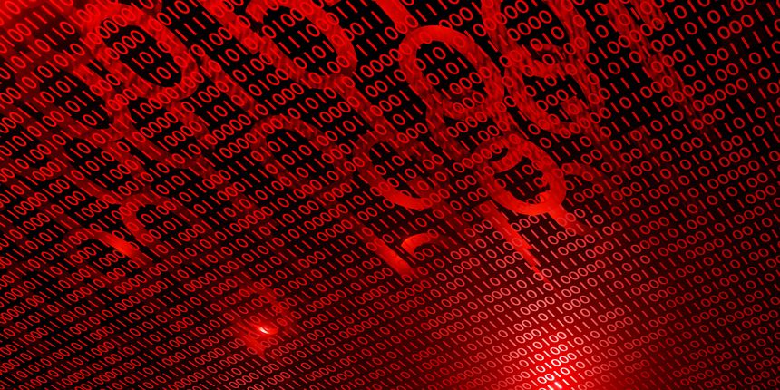 computer virus digital binary data Encryption and data concepts that harm computers technology background 3d illustration