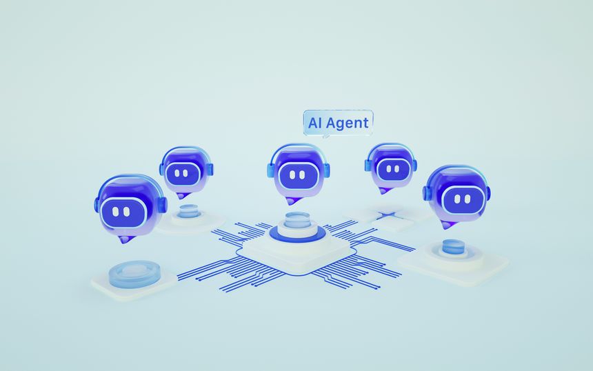 AI Agent, Multi-Agent System concept, SLM, small language model, chatbot, ai assistant.