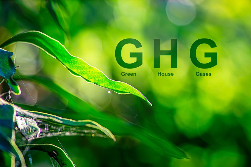 GHG Greenhouse Gas is a gas in the Earth's atmosphere that has the property of absorbing and releasing heat radiation causing the greenhouse effect.