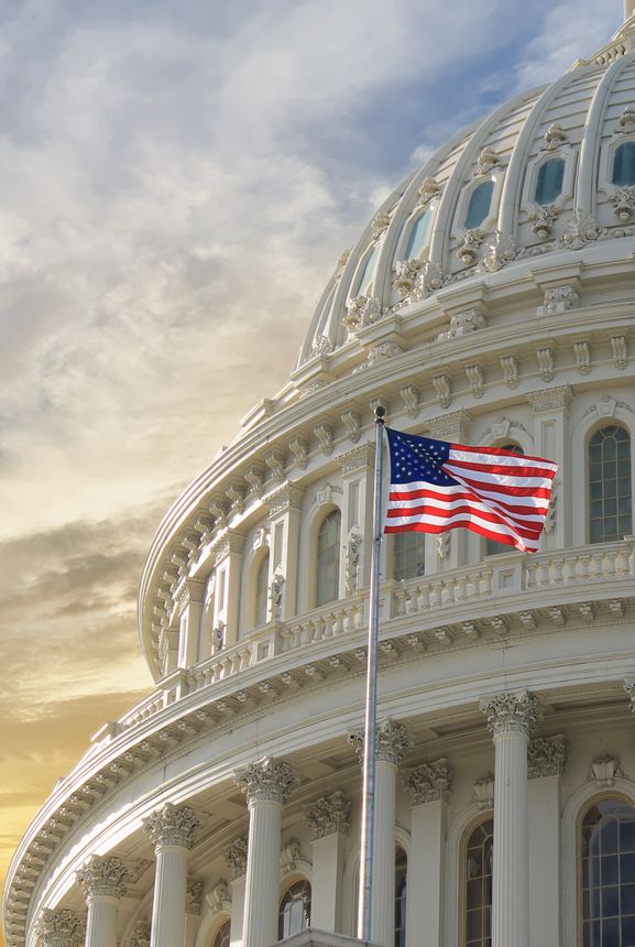Capitol Building in Washington DC USA