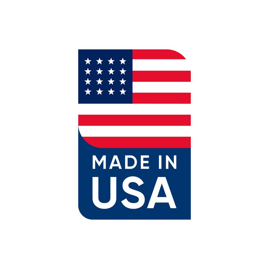 Made In USA Badge Label Banner icon design