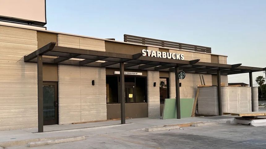 First 3D-printed Starbucks coffee shop opened in Texas