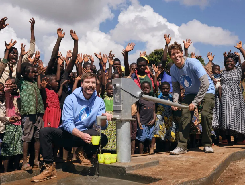 Clean Water: YouTuber MrBeast's Collaboration with WaterAid