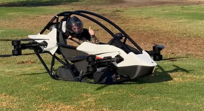 Palmer Luckey just got the first delivery of a $128,000 electric aircraft — watch his test drive of the Jetson One