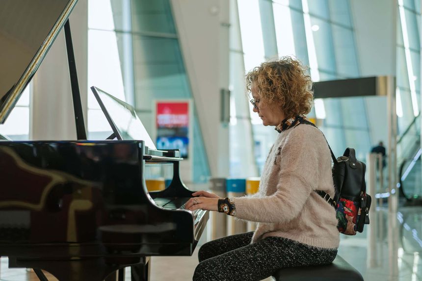 What’s the Deal with the Pianos in Airports?
