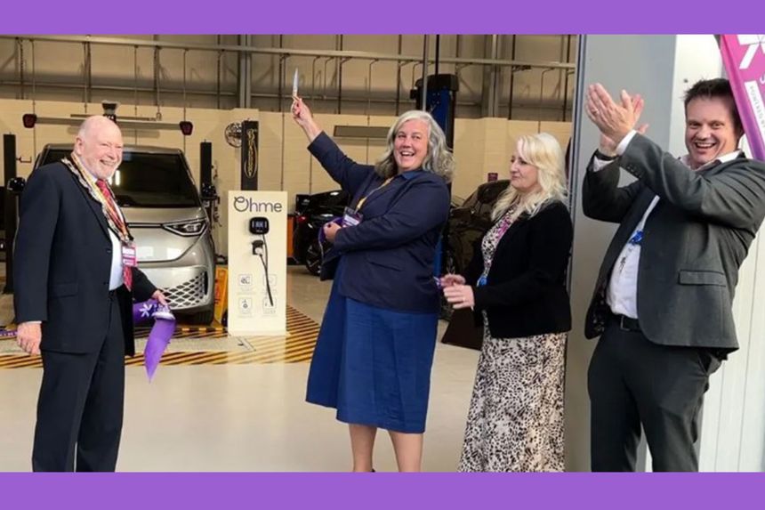 £1.5m Electric Vehicle Training Centre Opens to Train Next Generation of Green Mechanics