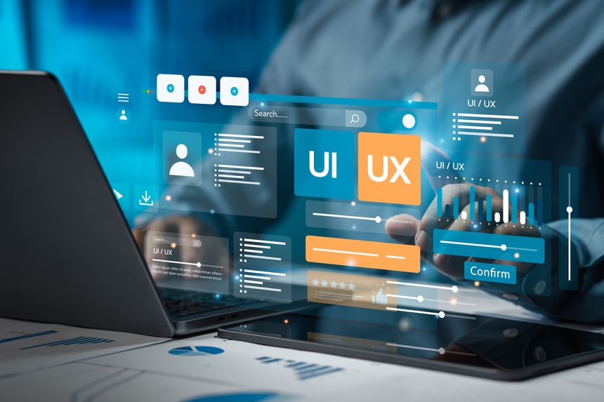 UX-UI development along with web design to develop mobile and laptop app interface layout design. User experience concept, UX-UI designer, creative planning, data visualization, application design