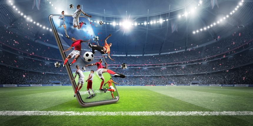 An imaginary stadium is modelled and rendered.