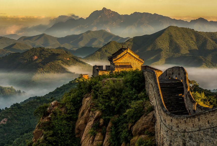 Hebei province ,China . Aug 29th 2013.The Great wall.SONY DSC