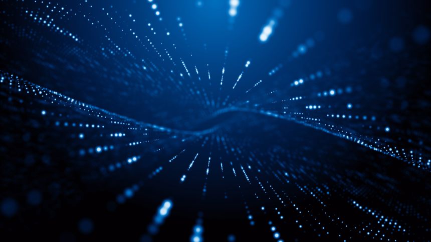 Business corporate technology AI abstract background animation