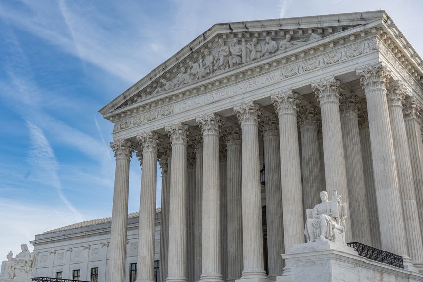 The United States Supreme Court is seen in Washington, DC