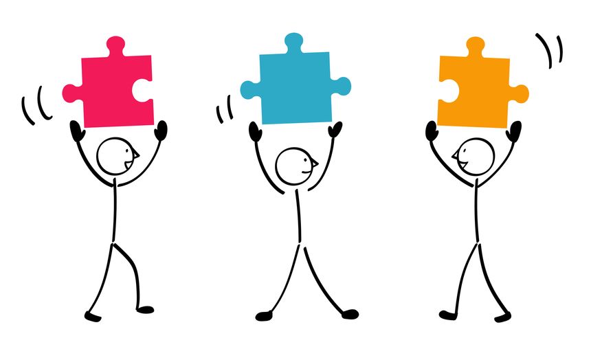 Connected with 3 puzzles