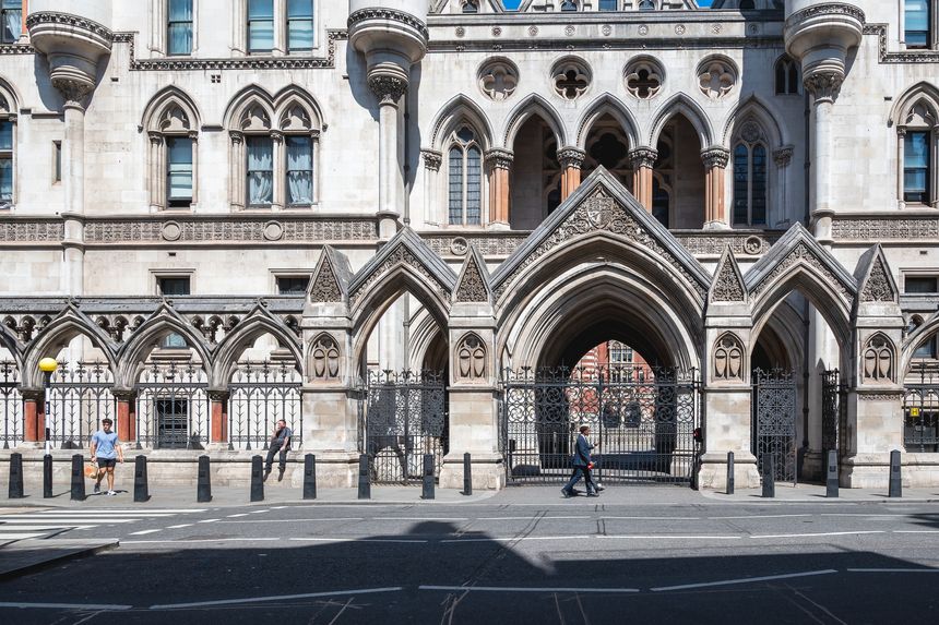 London, UK 10 July 2025 The Royal Courts of Justice (Law Courts) - court building in London which houses the High Court and Court of Appeal of England and Wales.